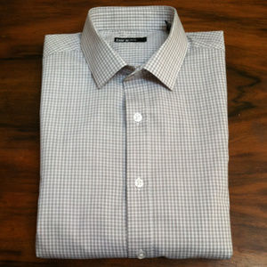 Micro Gingham Bar III Slim Fit Dress Shirt 15 1/2